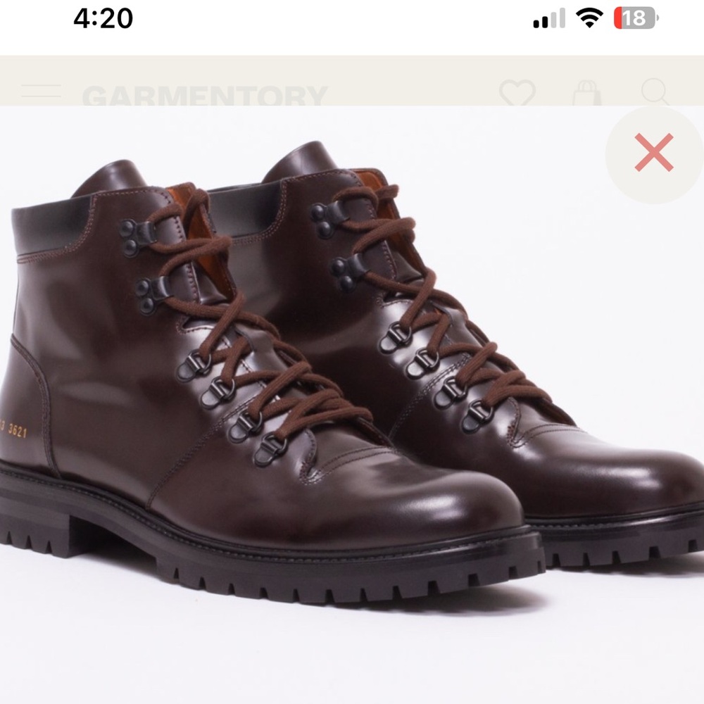 Common Projects
Women's brown Ankle Boots Leather size 8